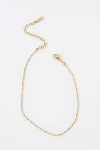 Lovoda Mini Gold Bead Anklet