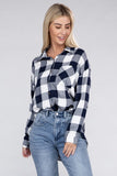 Ambiance Apparel Classic Plaid Flannel Shirt