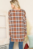 Orange Farm Clothing V Neck Sweater Tunic