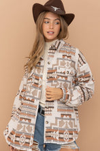 Load image into Gallery viewer, Blue B Aztec Western Shacket