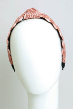 Load image into Gallery viewer, Raffia Crochet Trim Headband