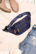 Load image into Gallery viewer, Aili&#39;s Corner Quilted Belt Sling Bum Bag