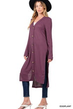 Load image into Gallery viewer, ZENANA Ribbed Long Cardigan