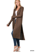 Load image into Gallery viewer, ZENANA Ribbed Long Cardigan