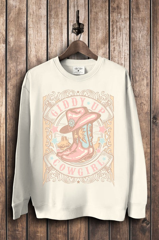 Lotus Fashion Collection Giddy Up Cowgirl Sweatshirts