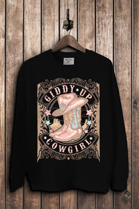 Lotus Fashion Collection Giddy Up Cowgirl Sweatshirts