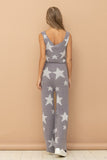 Blue B Soft Star Print Tank Pant Set