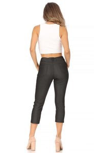 Moa Collection Stretchy, pull up, capri jeggings