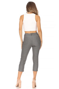 Moa Collection Stretchy, pull up, capri jeggings