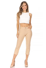 Load image into Gallery viewer, Moa Collection Stretchy, pull up, capri jeggings