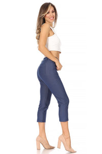 Moa Collection Stretchy, pull up, capri jeggings