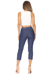 Moa Collection Stretchy, pull up, capri jeggings