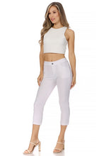 Load image into Gallery viewer, Moa Collection Stretchy, pull up, capri jeggings