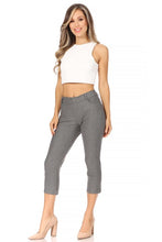 Load image into Gallery viewer, Moa Collection Stretchy, pull up, capri jeggings