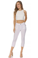 Load image into Gallery viewer, Moa Collection Stretchy, pull up, capri jeggings