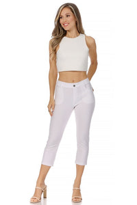 Moa Collection Stretchy, pull up, capri jeggings