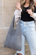 Load image into Gallery viewer, Soft Knit Hobo Bag