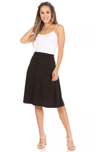 Moa Collection Solid, A-line pull on skirt