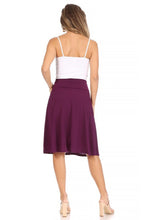 Load image into Gallery viewer, Moa Collection Solid, A-line pull on skirt