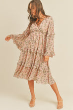 Load image into Gallery viewer, Lush Clothing Floral Print Midi Dress