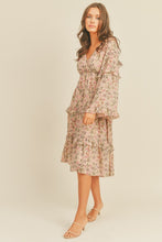 Load image into Gallery viewer, Lush Clothing Floral Print Midi Dress