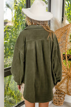 Load image into Gallery viewer, BiBi Fleece Buttoned Down Oversized Jacket