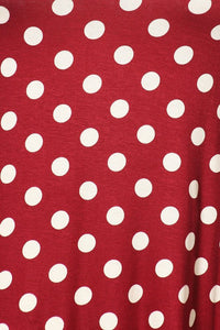 Moa Collection Plus size Polka dot tunic top in a loose fit