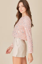 Load image into Gallery viewer, Mustard Seed SHIMMER TRIM FAUX TOP