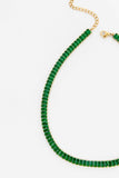 Lovoda Baguette Stone Tennis Necklace