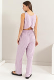 HYFVE D-Linen Blended Top and Pants Set