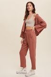 Lilou Long Sleeve Button Down and Long Pants Sets