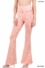 Load image into Gallery viewer, ZENANA ACID WASH HIGH WAIST RAW EDGE HEM PANTS