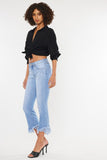 Kan Can USA HIGH RISE CROP BOOTCUT DENIM PANTS-KC9354M