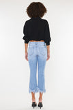 Kan Can USA HIGH RISE CROP BOOTCUT DENIM PANTS-KC9354M