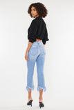 Kan Can USA HIGH RISE CROP BOOTCUT DENIM PANTS-KC9354M