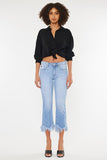 Kan Can USA HIGH RISE CROP BOOTCUT DENIM PANTS-KC9354M