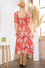 Load image into Gallery viewer, Orange Farm Clothing Smocked Dress with Pockets