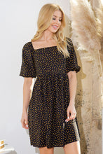 Load image into Gallery viewer, Orange Farm Clothing Spagetti Tie Back Puff Sleeve Woven Dress