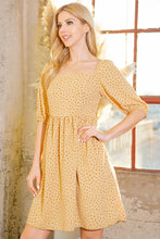 Load image into Gallery viewer, Orange Farm Clothing Spagetti Tie Back Puff Sleeve Woven Dress