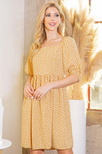 Load image into Gallery viewer, Orange Farm Clothing Spagetti Tie Back Puff Sleeve Woven Dress