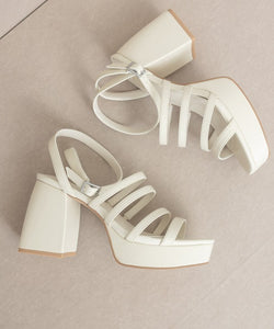 KKE Originals OASIS SOCIETY Talia - Strappy platform heel