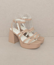 Load image into Gallery viewer, KKE Originals OASIS SOCIETY Talia - Strappy platform heel