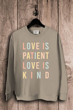 Load image into Gallery viewer, Lotus Fashion Collection Love Is Patient Love Is Kind Sweatshirts