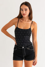 Load image into Gallery viewer, LE LIS Hot Fix Sleeveless Bodysuit