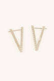 Lovoda Edged Hoop Earrings