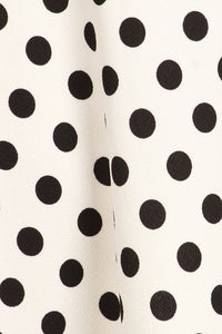 Moa Collection Polka dot print, knee length skirt