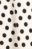 Moa Collection Polka dot print, knee length skirt