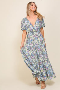 TIMING ARYA FLORAL MAXI DRESS
