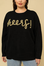 Load image into Gallery viewer, Gilli Plus Size Cheers Pullover Sweater