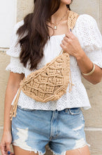 Load image into Gallery viewer, Aili&#39;s Corner Macrame Sling Bag